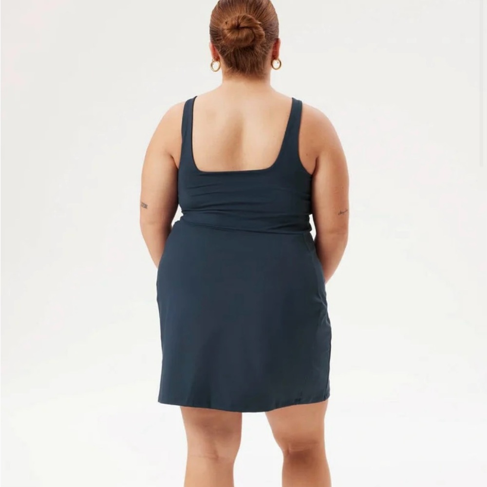 Girlfriend Collective Midnight Tommy Dress -Size Large